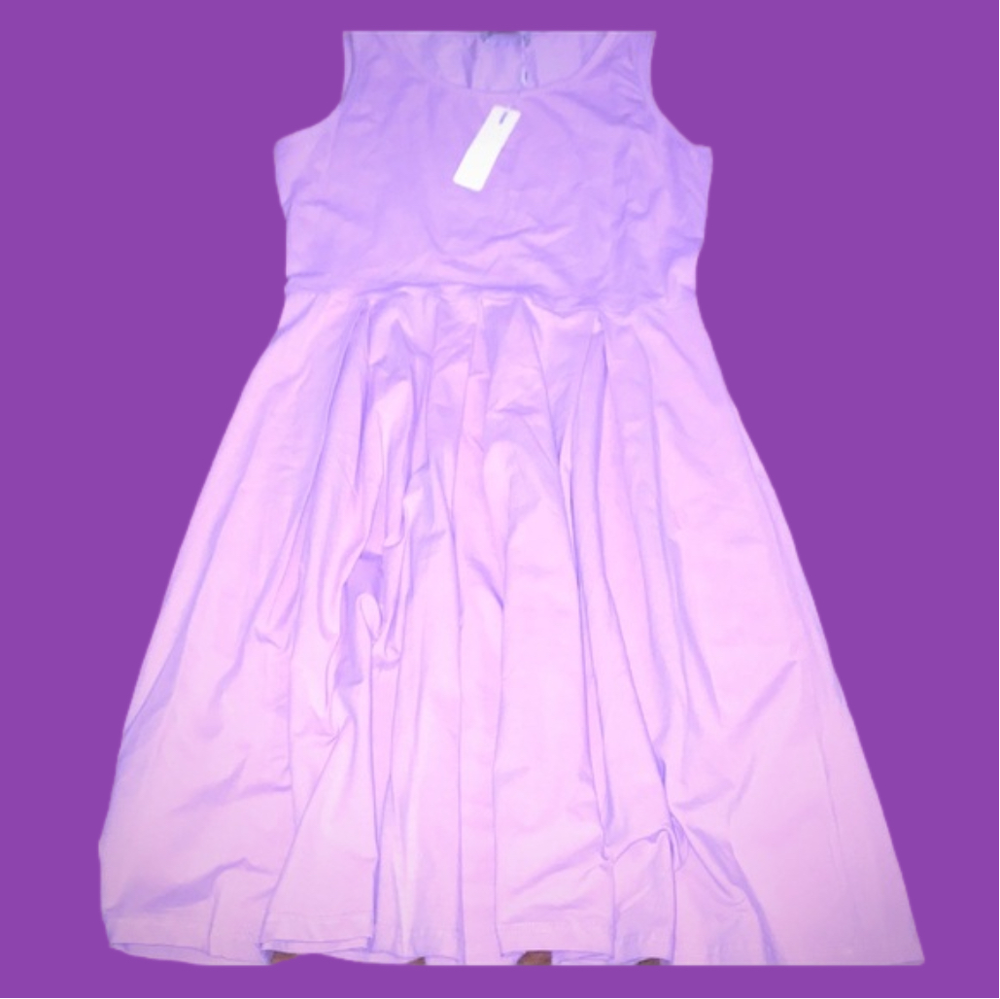 NWT juniors M lilac super soft dress